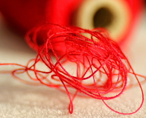spool of red thread
