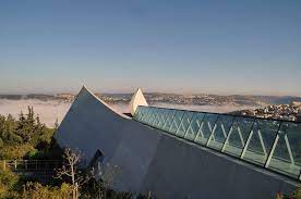 photograph of the Yad Vashem Holocaust museum in Israel