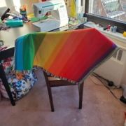 rainbow quilt