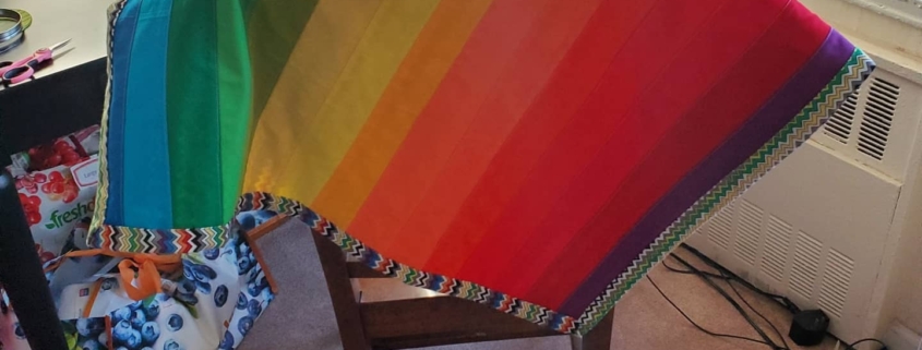 rainbow quilt